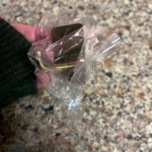 new gold tone wall hook perfect for kitchen towel no screws required